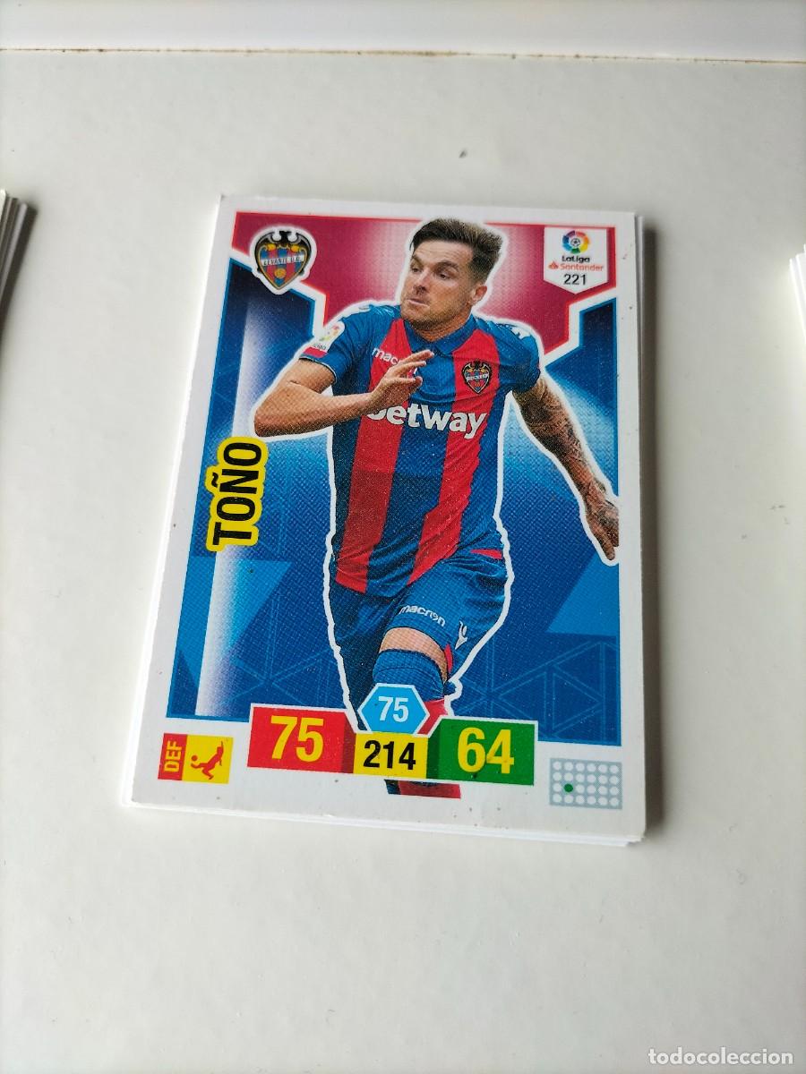 Cromos de F&uacute;tbol: 1 CROMO FICHA PANINI ADRENALYN TEMPORADA 18-19 2018-2019 LEVANTE U.D - 221 TO&Ntilde;O