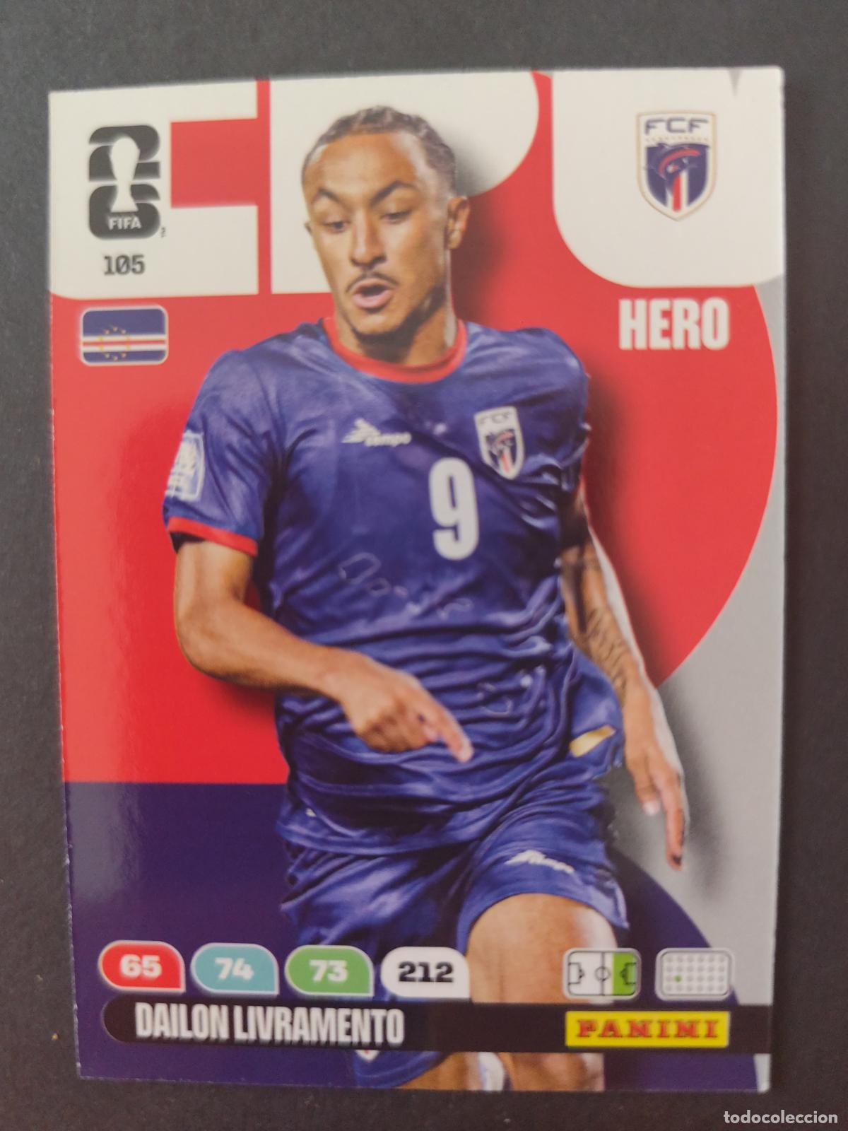Cromos de F&uacute;tbol: 105 DAILON LIVRAMENTO CABO VERDE ADRENALYN MUNDIAL FIFA WORLD CUP 2026 PANINI