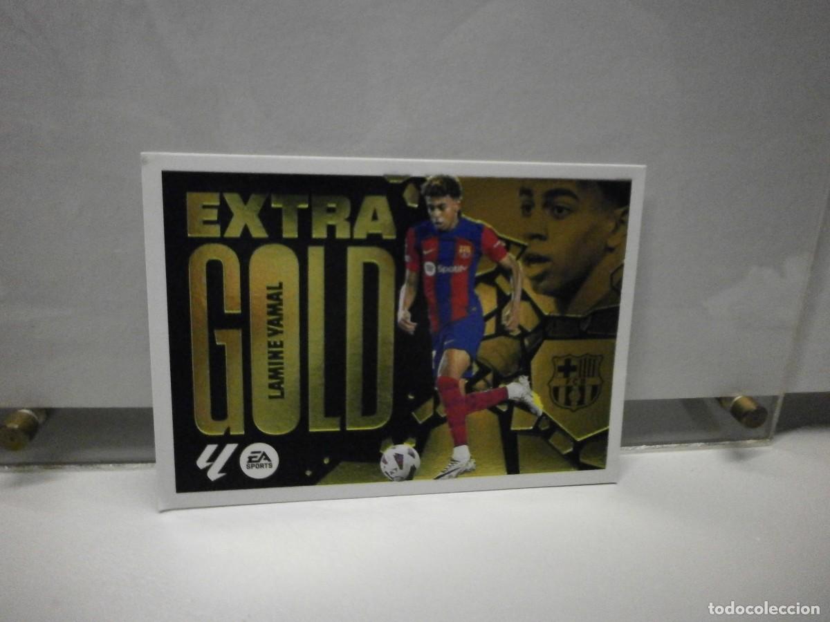 Cromos de F&uacute;tbol: cromo extra gold lamine yamal 2024 25