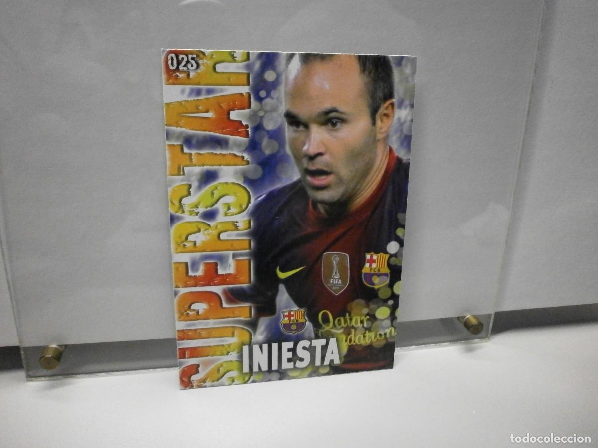 Cromos de F&uacute;tbol: cromo 025 iniesta 2014