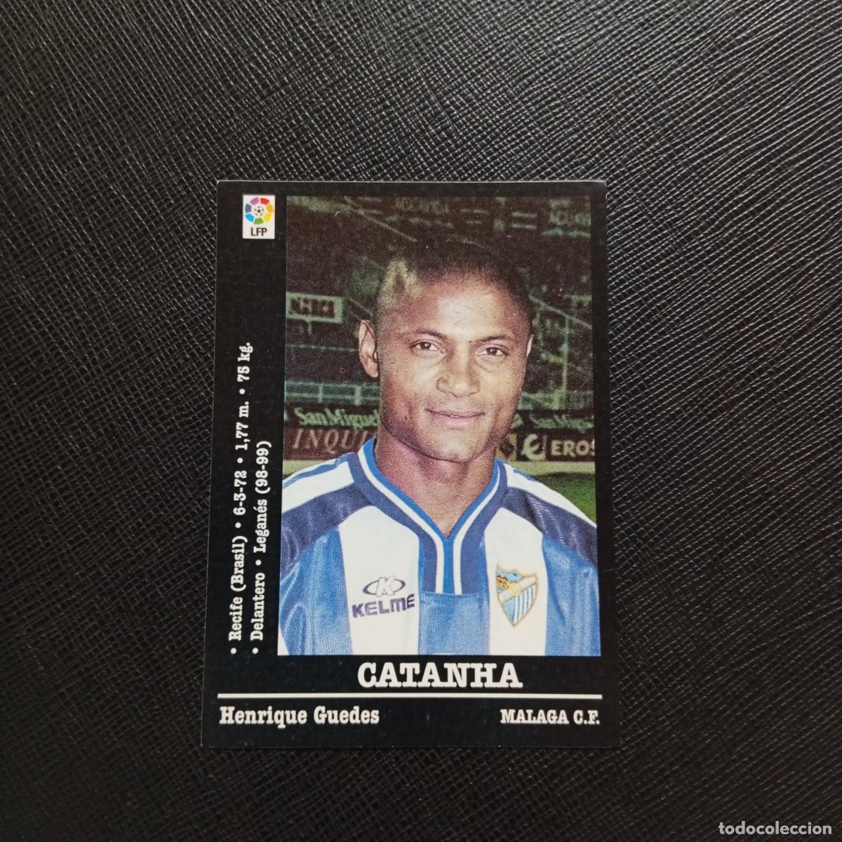 Cromos de F&uacute;tbol: 203 CATANHA MALAGA PANINI 2000 2001 CROMO FUTBOL 00 01 LIGA - SIN PEGAR - A165 PG505 BAJA