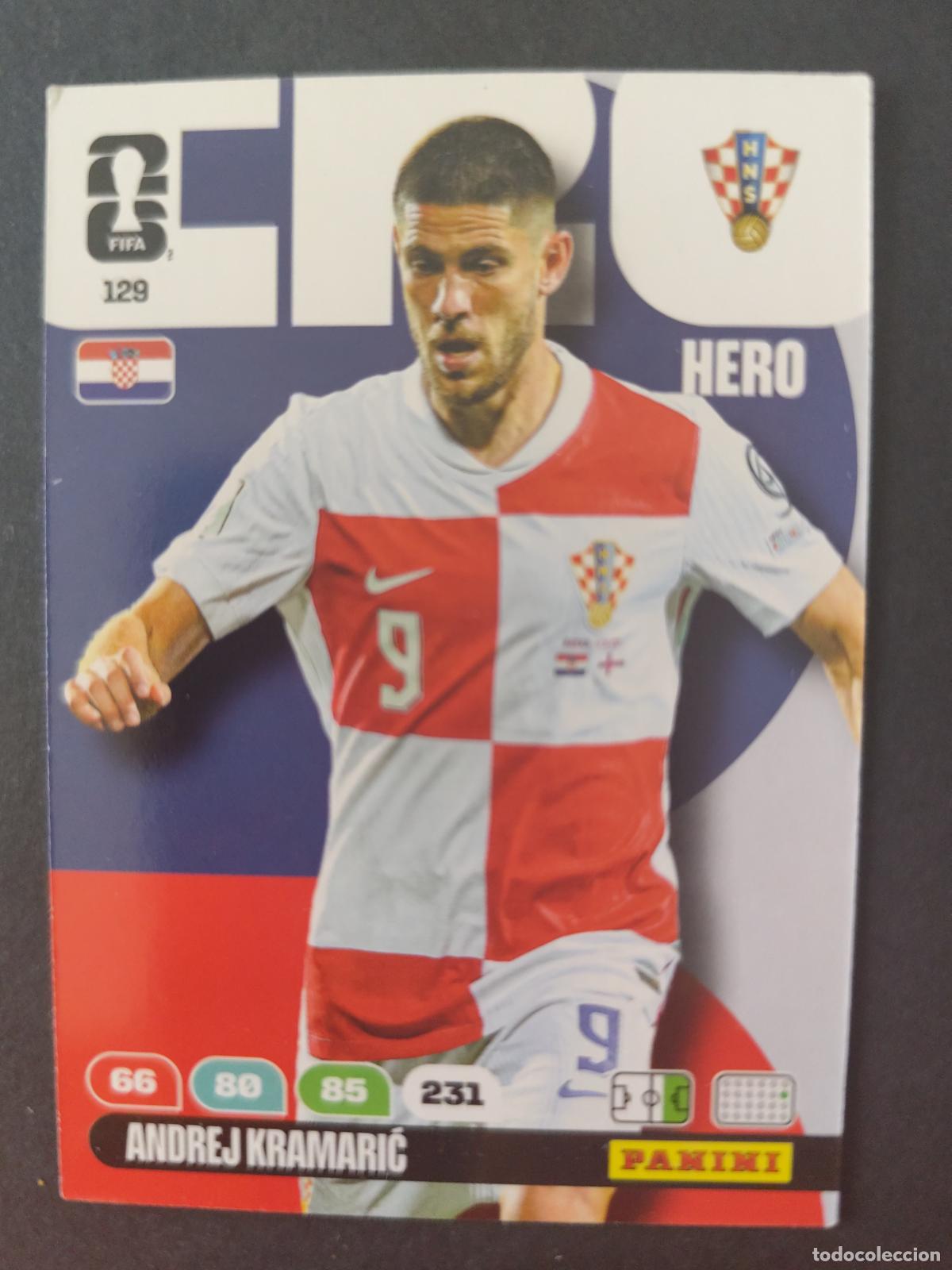 Cromos de F&uacute;tbol: 129 ANDREJ KRAMARIĆ CROACIA ADRENALYN MUNDIAL FIFA WORLD CUP 2026 PANINI