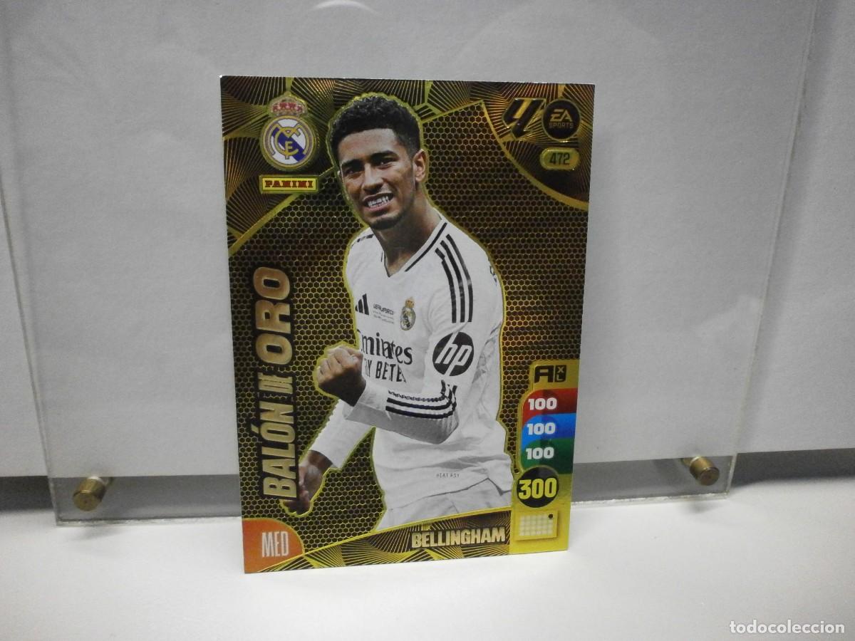 Cromos de F&uacute;tbol: cromo 472 balon de oro bellingham 2024 25