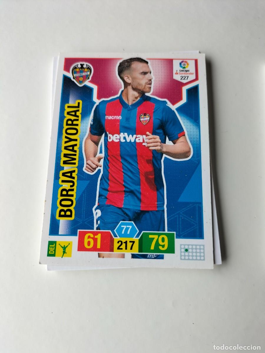 Cromos de F&uacute;tbol: 1 CROMO FICHA PANINI ADRENALYN TEMPORADA 18-19 2018-2019 LEVANTE U.D - 227 BORJA MAYORAL
