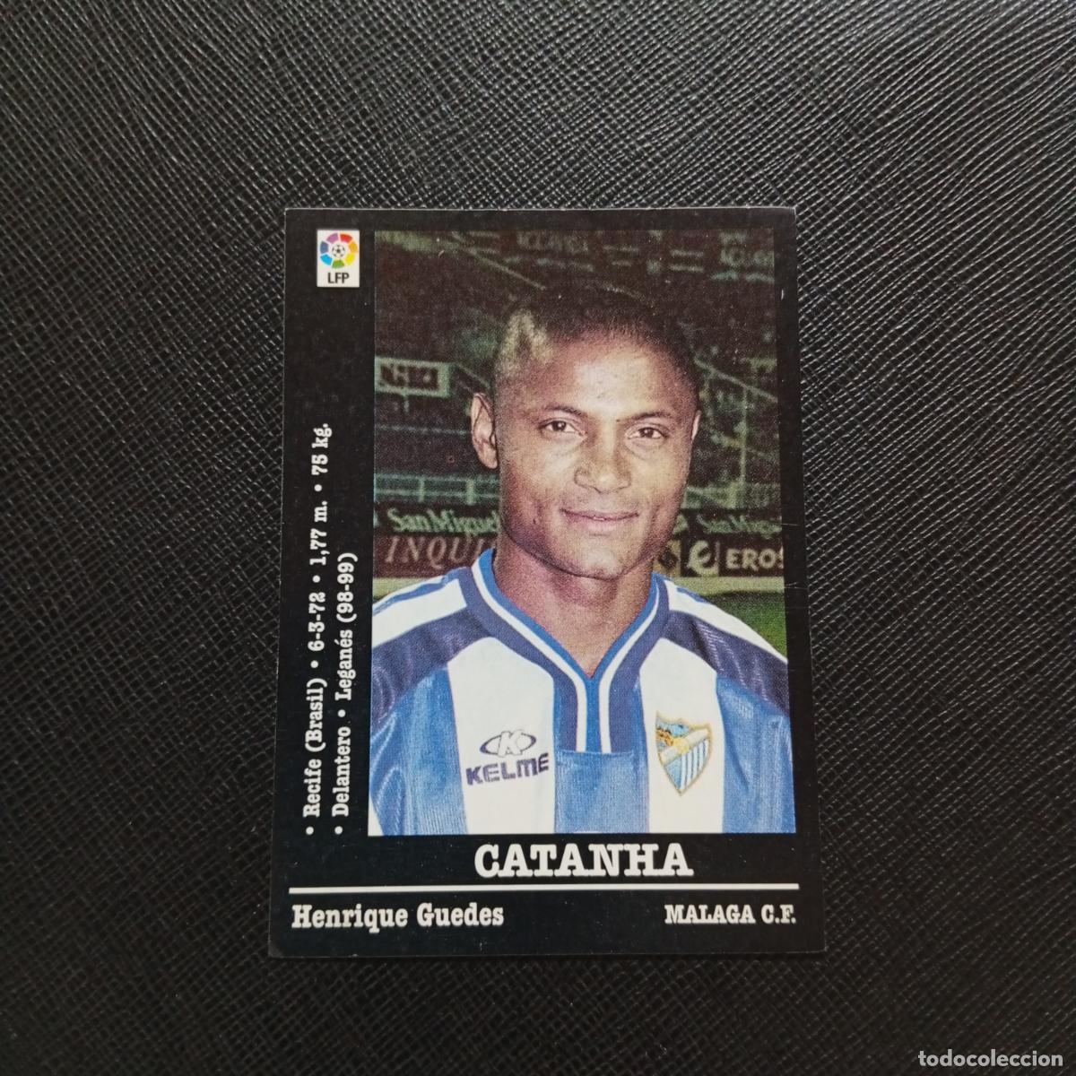 Cromos de F&uacute;tbol: 203 CATANHA MALAGA PANINI 2000 2001 CROMO FUTBOL 00 01 LIGA - SIN PEGAR - A165 PG505 BAJA B