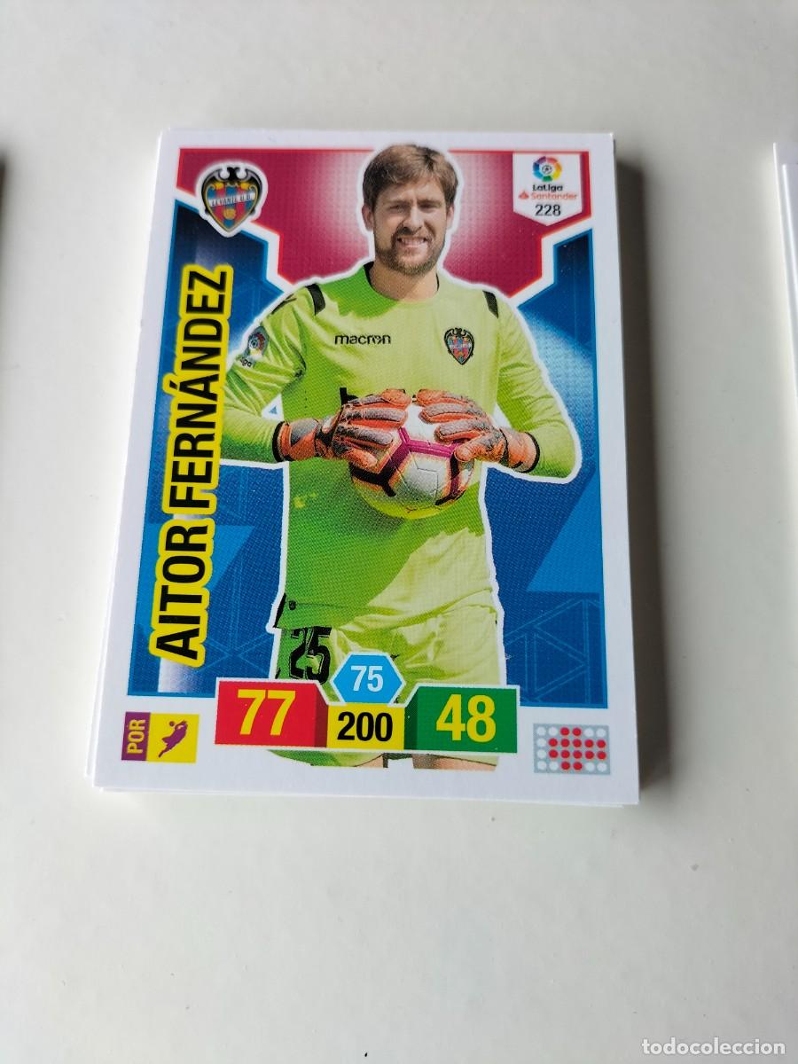 Cromos de F&uacute;tbol: 1 CROMO FICHA PANINI ADRENALYN TEMPORADA 18-19 2018-2019 LEVANTE U.D - 228 AITOR FERNANDEZ