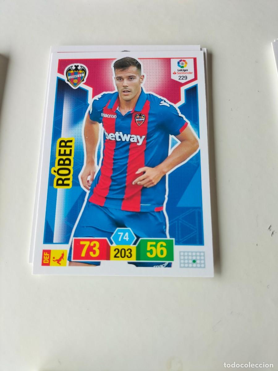 Cromos de F&uacute;tbol: 1 CROMO FICHA PANINI ADRENALYN TEMPORADA 18-19 2018-2019 LEVANTE U.D - 229 ROBER