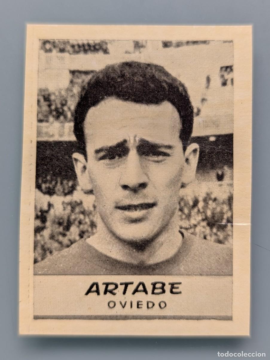 Cromos de F&uacute;tbol: DIFICIL CROMO VERY RARE CARD OVIEDO ARTABE JORNADA DEPORTIVA 1960 FOOTBALL FUTBOL ASTURIAS