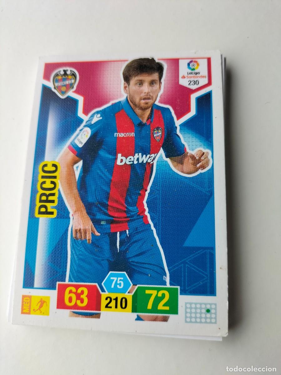 Cromos de F&uacute;tbol: 1 CROMO FICHA PANINI ADRENALYN TEMPORADA 18-19 2018-2019 LEVANTE UD 230 PRCIC