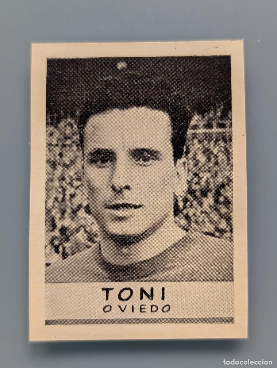 Cromos de F&uacute;tbol: DIFICIL CROMO VERY RARE CARD TONI OVIEDO JORNADA DEPORTIVA 1960 FOOTBALL FUTBOLASTURIAS