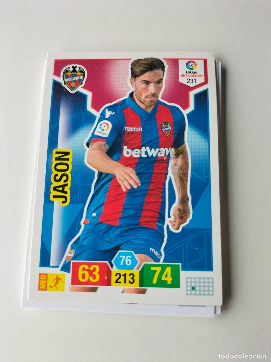 Cromos de F&uacute;tbol: 1 CROMO FICHA PANINI ADRENALYN TEMPORADA 18-19 2018-2019 LEVANTE U.D 231 JASON