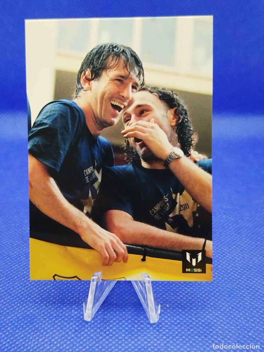 Cromos de F&uacute;tbol: #59 LIONEL MESSI 2013 ICONS OFFICIAL MESSI CARD COLECTION FC BARCELONA