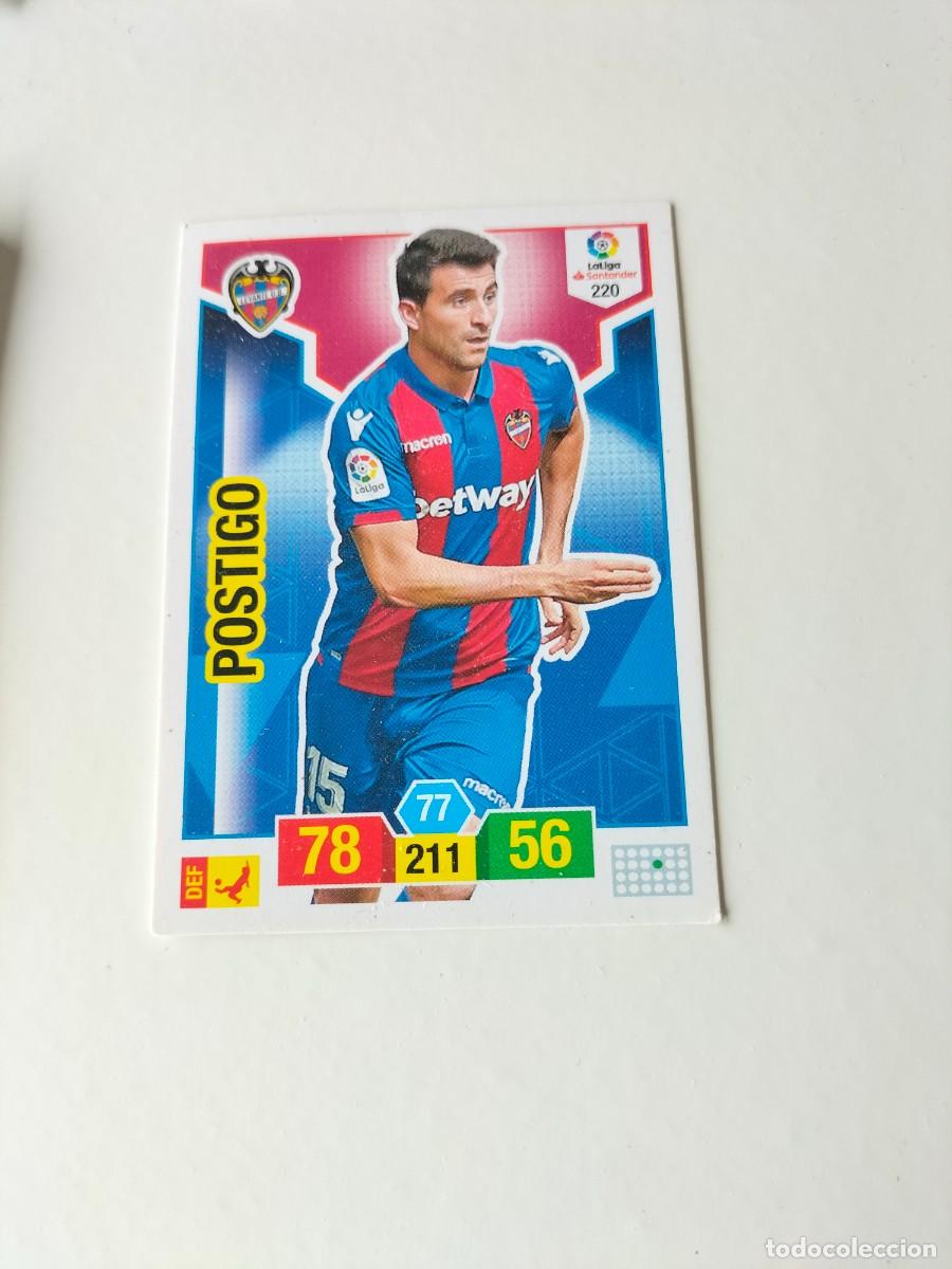 Figurine di Calcio: 1 CROMO FICHA PANINI ADRENALYN TEMPORADA 18-19 2018-2019 LEVANTE U.D 220 POSTIGO