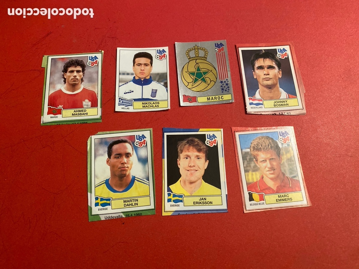Figurine di Calcio: Lote cromos USA 94 panini