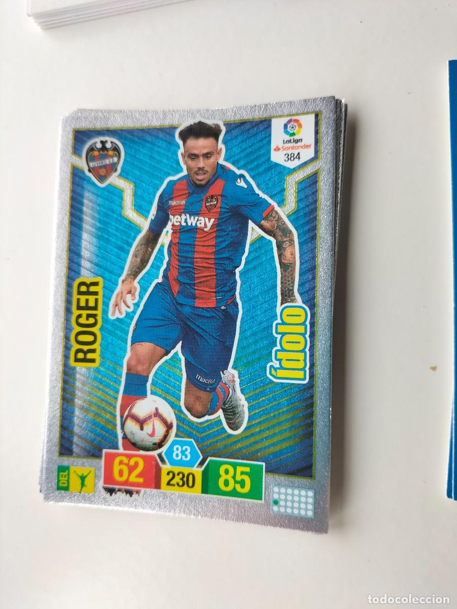 Figurine di Calcio: 1 CROMO FICHA PANINI ADRENALYN TEMPORADA 18-19 2018-2019 LEVANTE U.D 384 ROGER ( IDOLO
