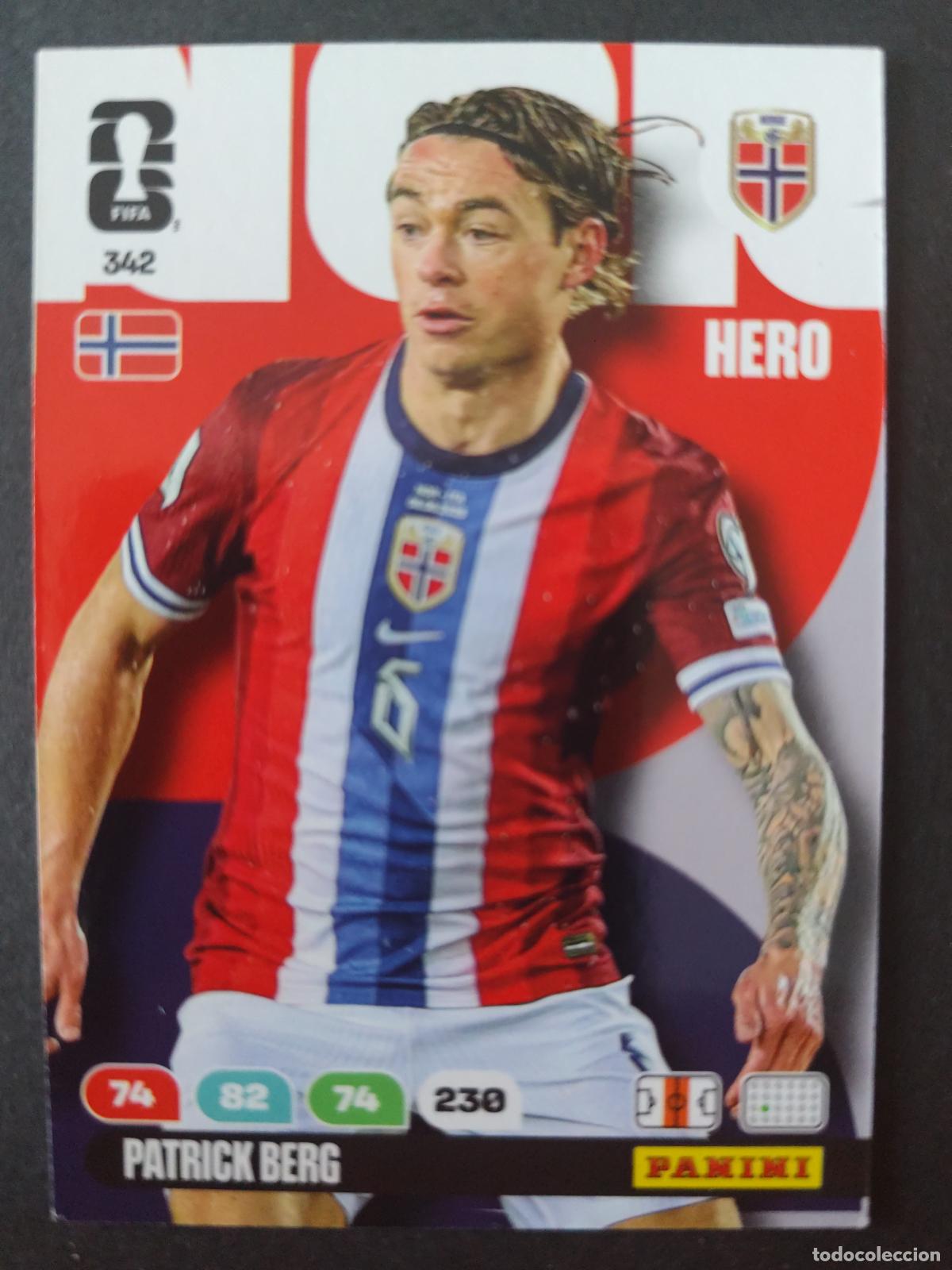 Figurine di Calcio: 342 PATRICK BERG NORUEGA ADRENALYN MUNDIAL FIFA WORLD CUP 2026 PANINI