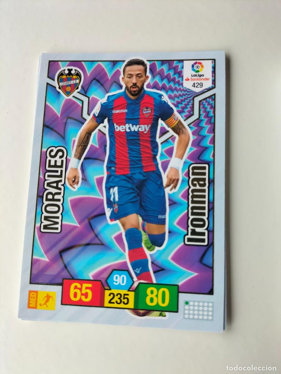 Cromos de F&uacute;tbol: 1 CROMO FICHA PANINI ADRENALYN TEMPORADA 18-19 2018-2019 LEVANTE U.D 429 MORALES ( IRONMAN