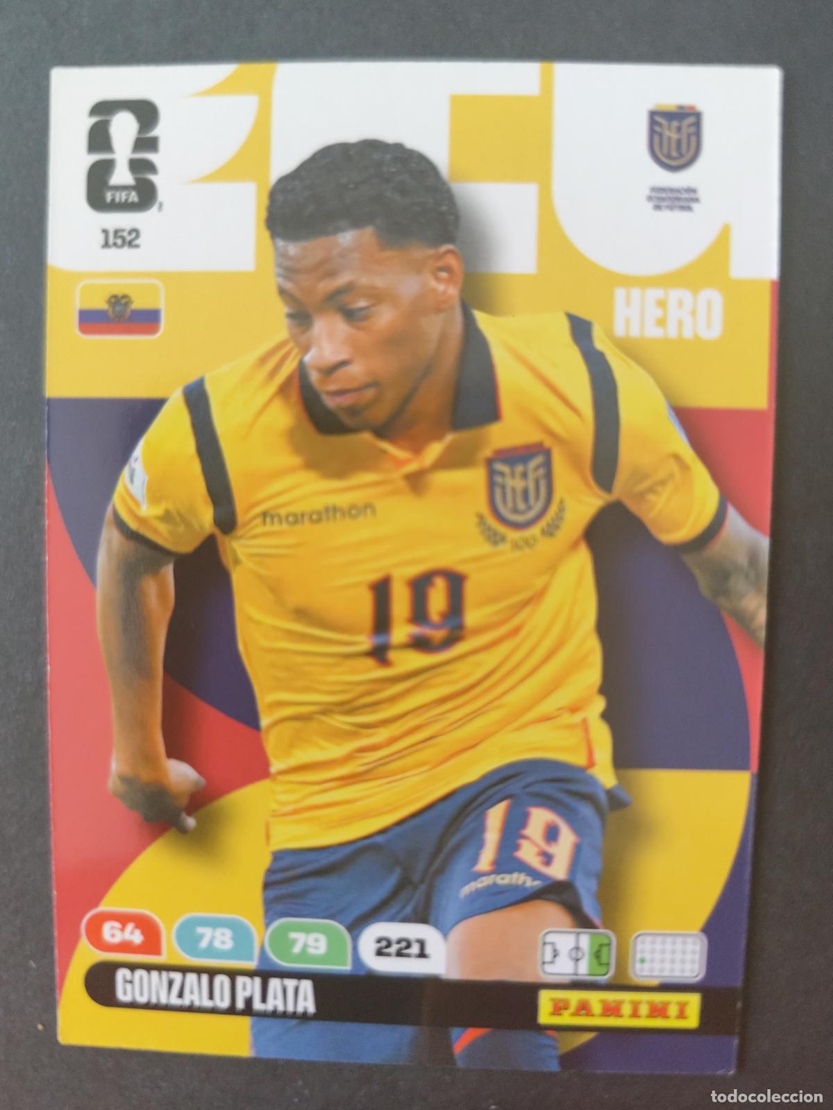 Cromos de F&uacute;tbol: 152 GONZALO PLATA ECUADOR ADRENALYN MUNDIAL FIFA WORLD CUP 2026 PANINI