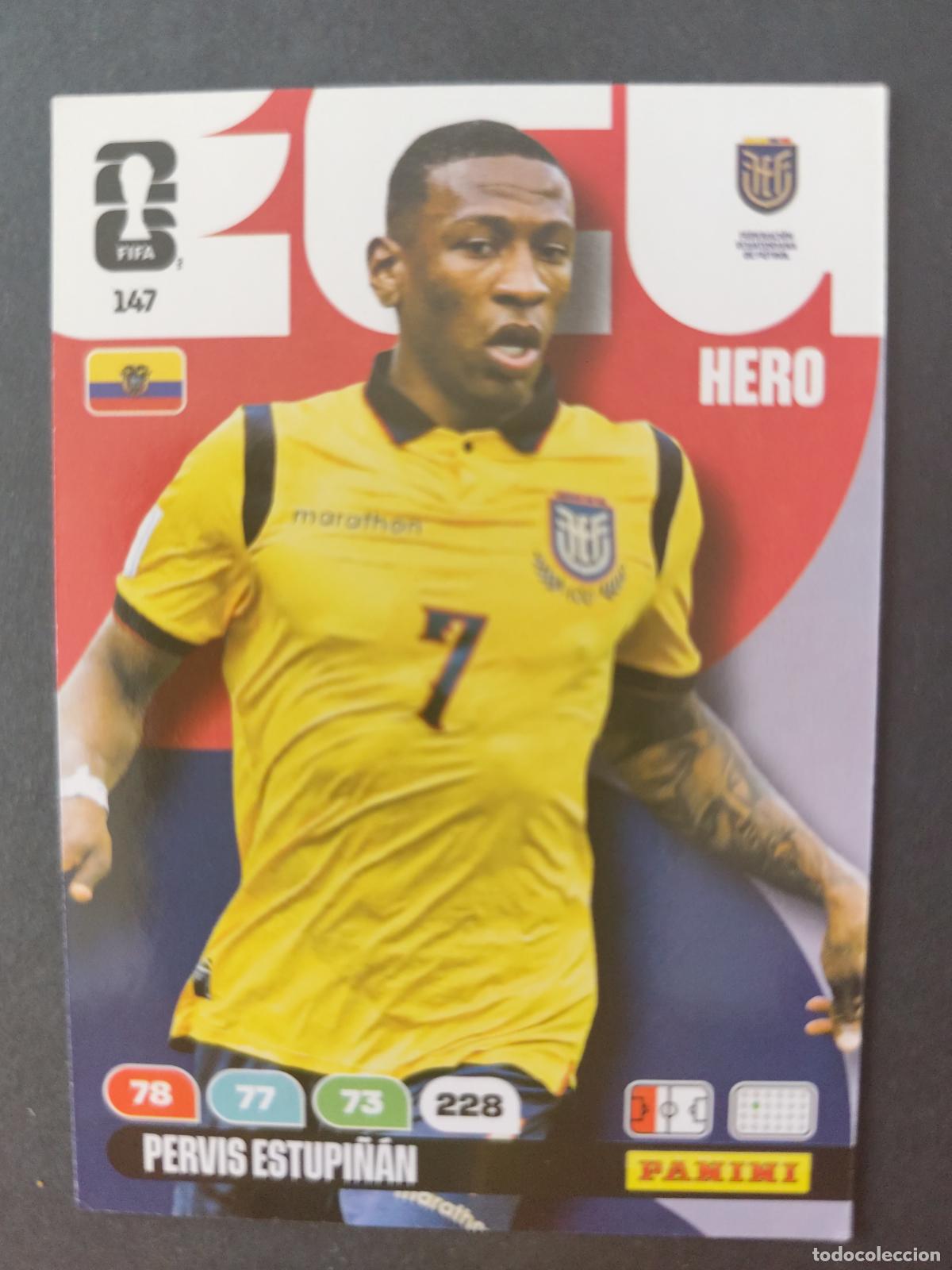 Cromos de F&uacute;tbol: 147 PERVIS ESTUPI&Ntilde;&Aacute;N ECUADOR ADRENALYN MUNDIAL FIFA WORLD CUP 2026 PANINI