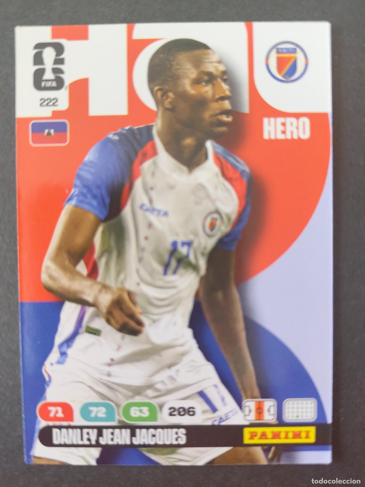 Cromos de F&uacute;tbol: 222 DANLEY JEAN-JACQUES HAIT&Iacute; ADRENALYN MUNDIAL FIFA WORLD CUP 2026 PANINI