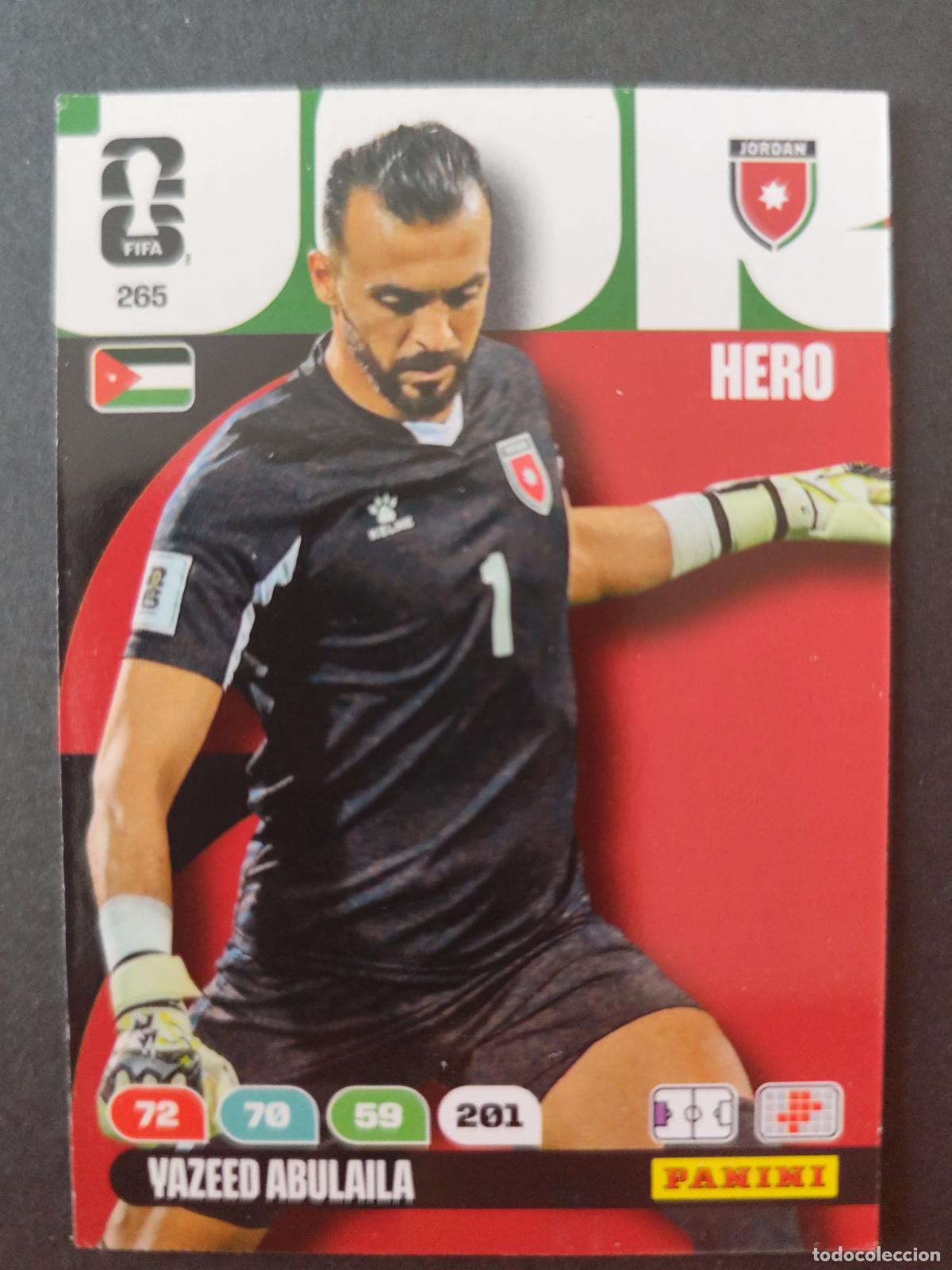 Cromos de F&uacute;tbol: 265 YAZEED ABULAILA JORDANIA ADRENALYN MUNDIAL FIFA WORLD CUP 2026 PANINI