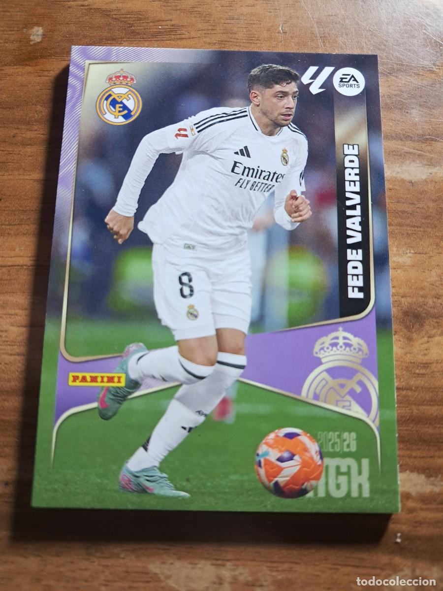 Cromos de F&uacute;tbol: CARD MEGACRACKS TEMPORADA 25/26: FEDE VALVERDE (REAL MADRID), N&deg; 228