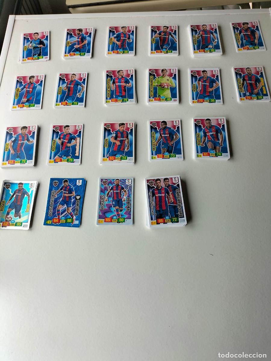 Cromos de F&uacute;tbol: Lote 21 cromos Adrenalyn 2018-2019 18-19 Levante U.D ( incluye especiales