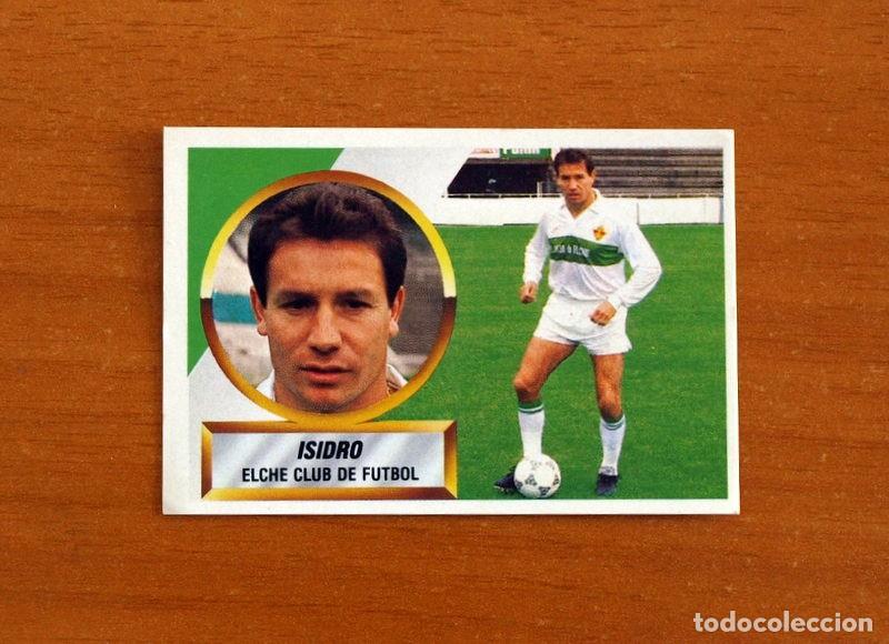 Football Stickers: Elche - Isidro - N&ordm; 16 A - Ediciones Este Liga 1988-1989, 88-89 - Cromo Nunca pegado