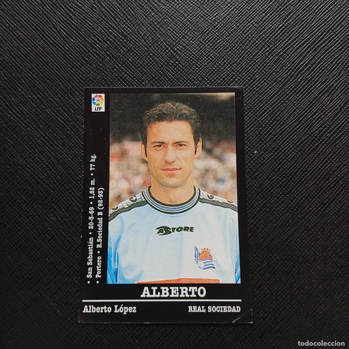 Cromos de F&uacute;tbol: 206 ALBERTO REAL SOCIEDAD PANINI 2000 2001 CROMO FUTBOL 00 01 LIGA - SIN PEGAR - A165 PG532