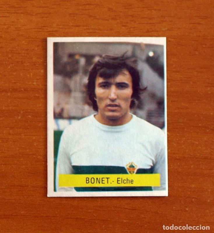 Football Stickers: Elche - Bonet - Editorial Fini MU 1975-1976, 75-76 - Nunca pegado