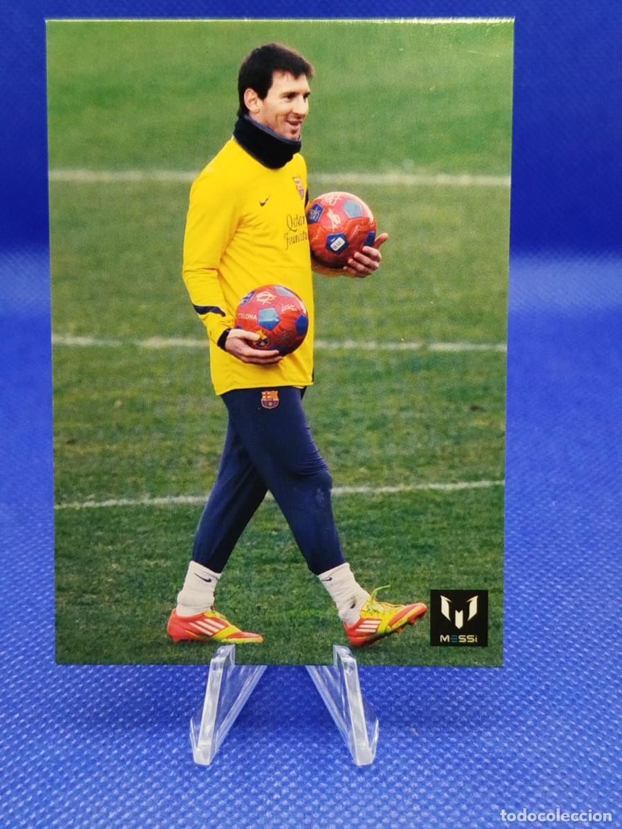 Football Stickers: #63 LIONEL MESSI 2013 ICONS OFFICIAL MESSI CARD COLECTION FC BARCELONA