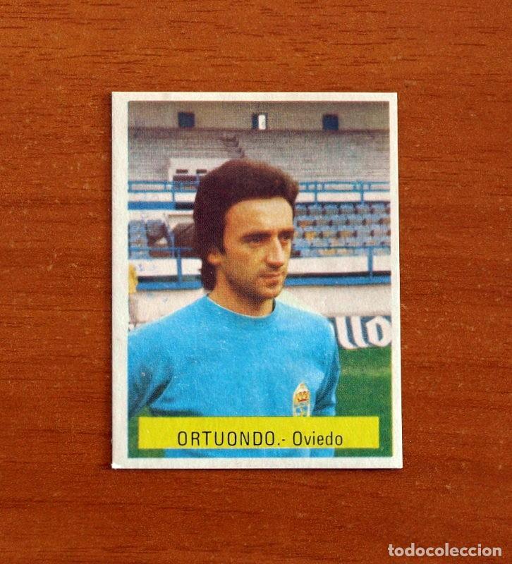 Football Stickers: Real Oviedo - Ortuondo - Editorial Fini MU 1975-1976, 75-76 - Nunca pegado