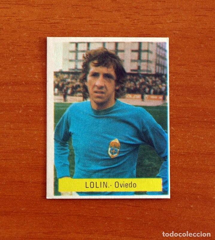 Football Stickers: Real Oviedo - Lolin - Editorial Fini MU 1975-1976, 75-76 - Nunca pegado