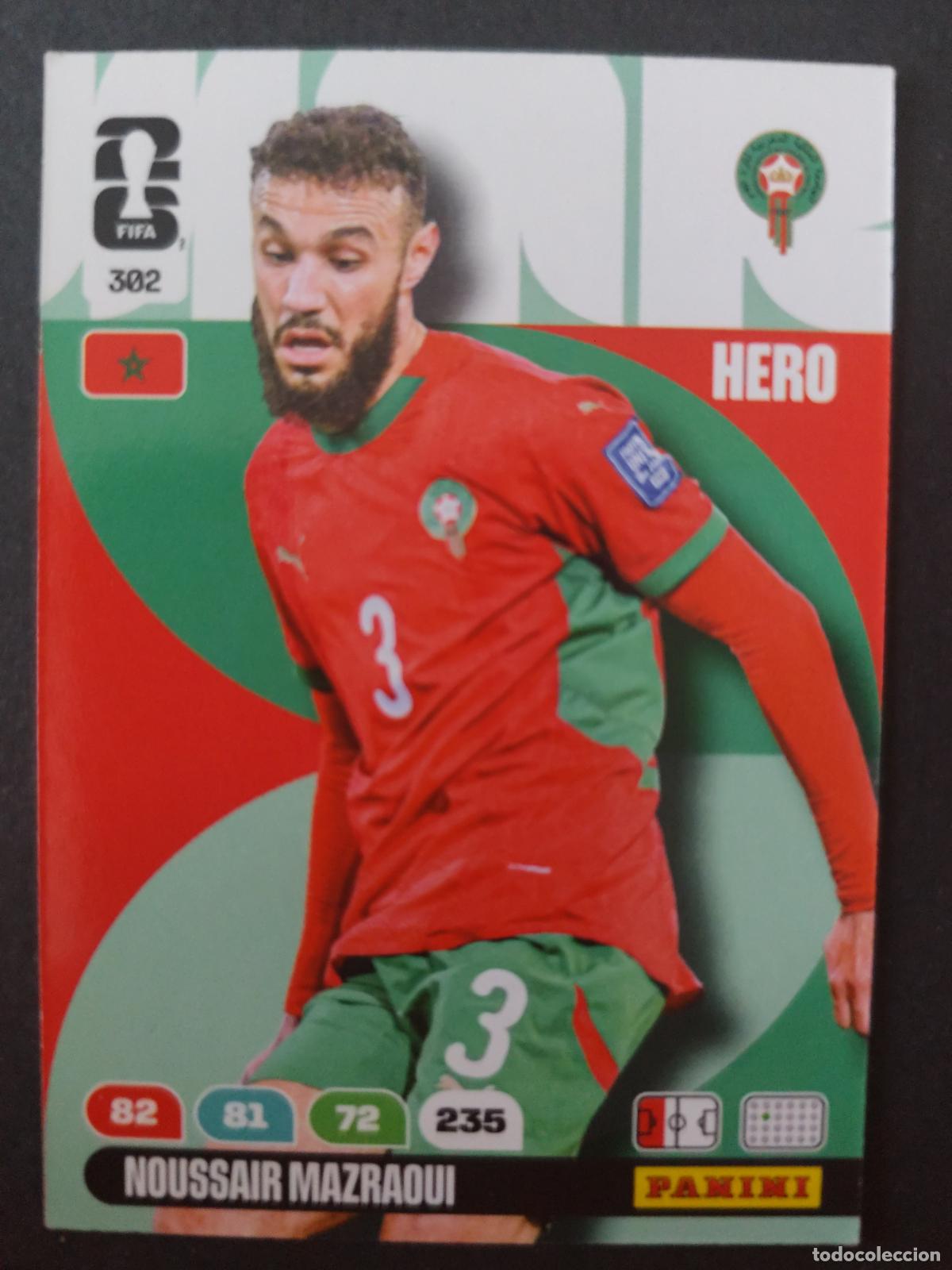 Football Stickers: 302 NOUSSAIR MAZRAOUI MARRUECOS ADRENALYN MUNDIAL FIFA WORLD CUP 2026 PANINI