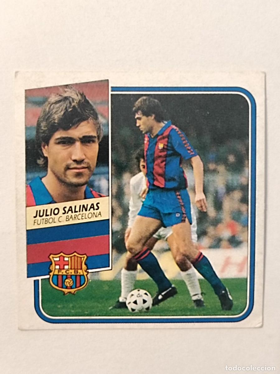Cromos de F&uacute;tbol: JULIO SALINAS F.C BARCELONA LIGA 89/90 ESTE