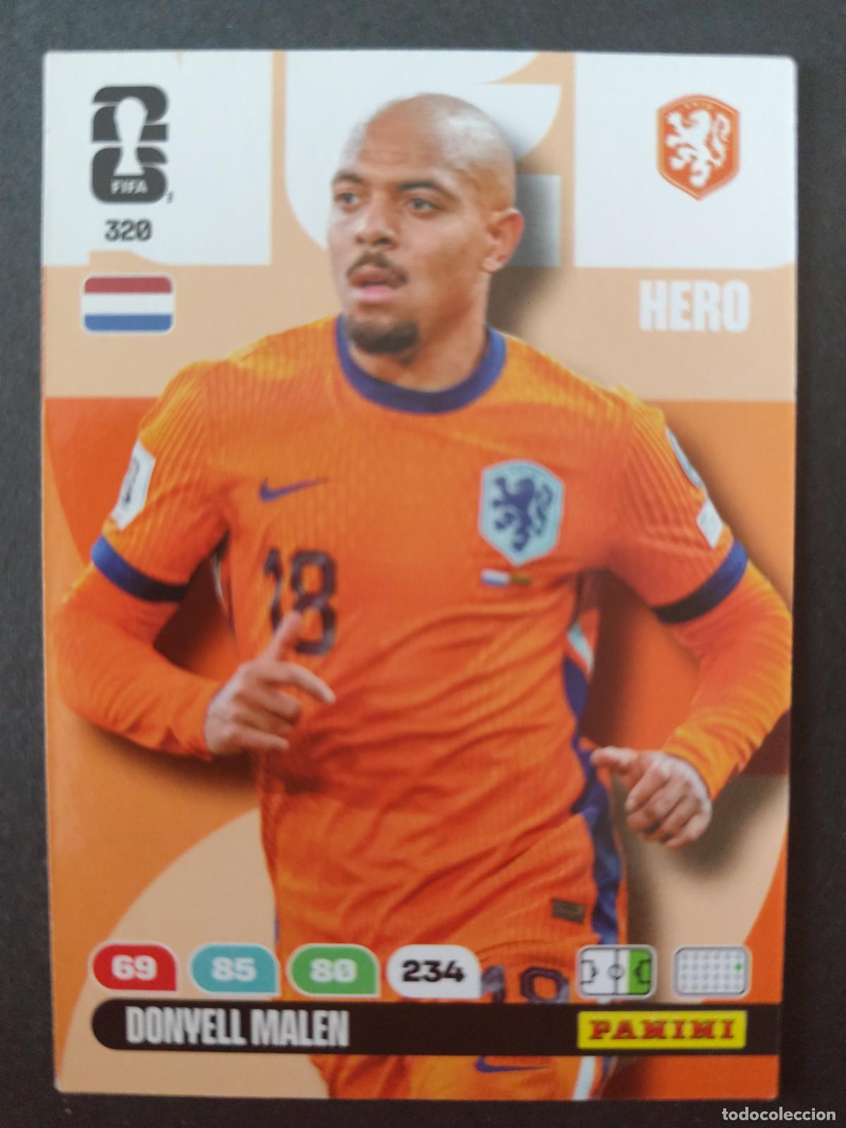 Cromos de F&uacute;tbol: 320 DONYELL MALEN PA&Iacute;SES BAJOS HOLANDA ADRENALYN MUNDIAL FIFA WORLD CUP 2026 PANINI