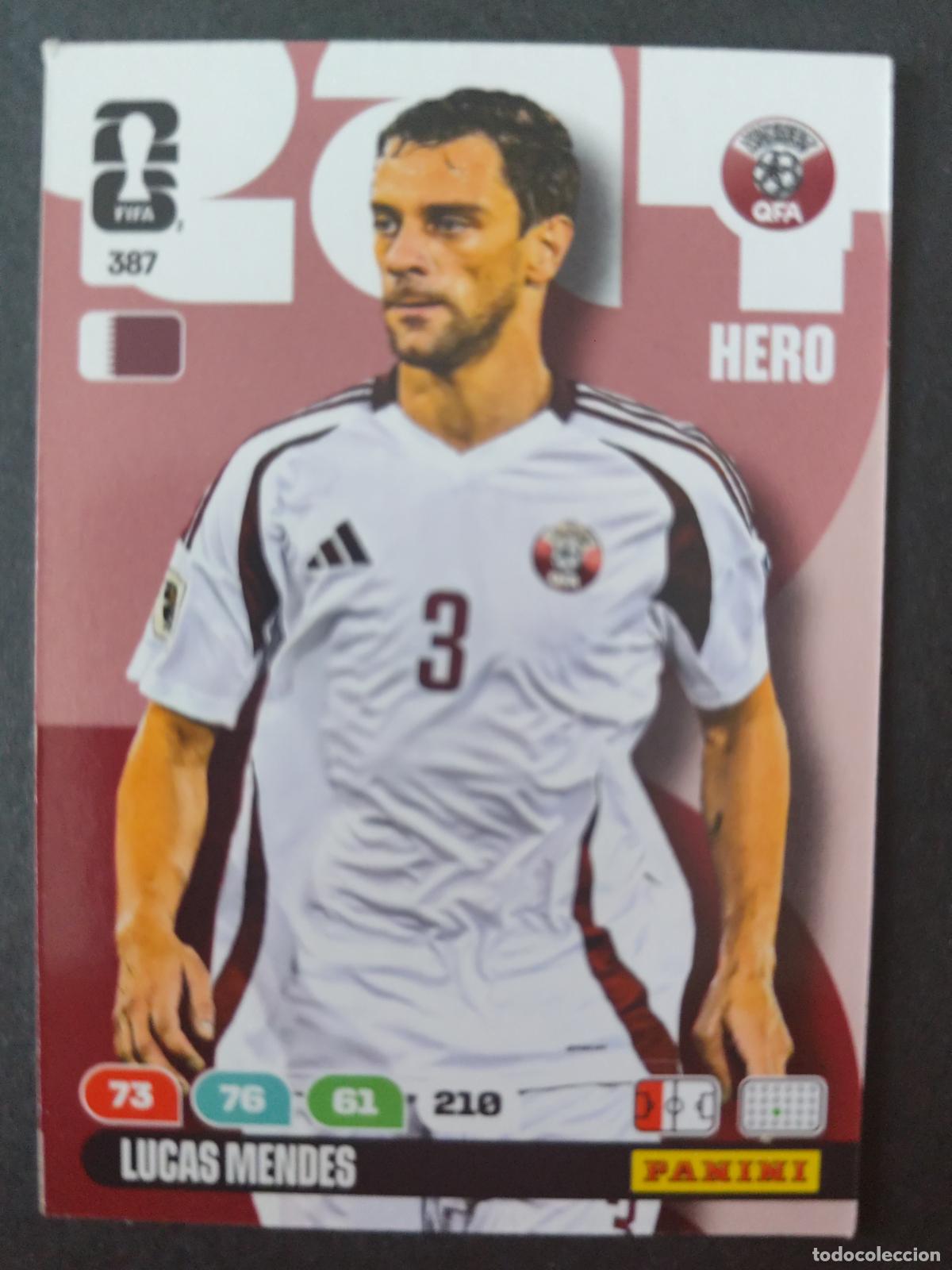 Cromos de F&uacute;tbol: 387 LUCAS MENDES QATAR CATAR ADRENALYN MUNDIAL FIFA WORLD CUP 2026 PANINI