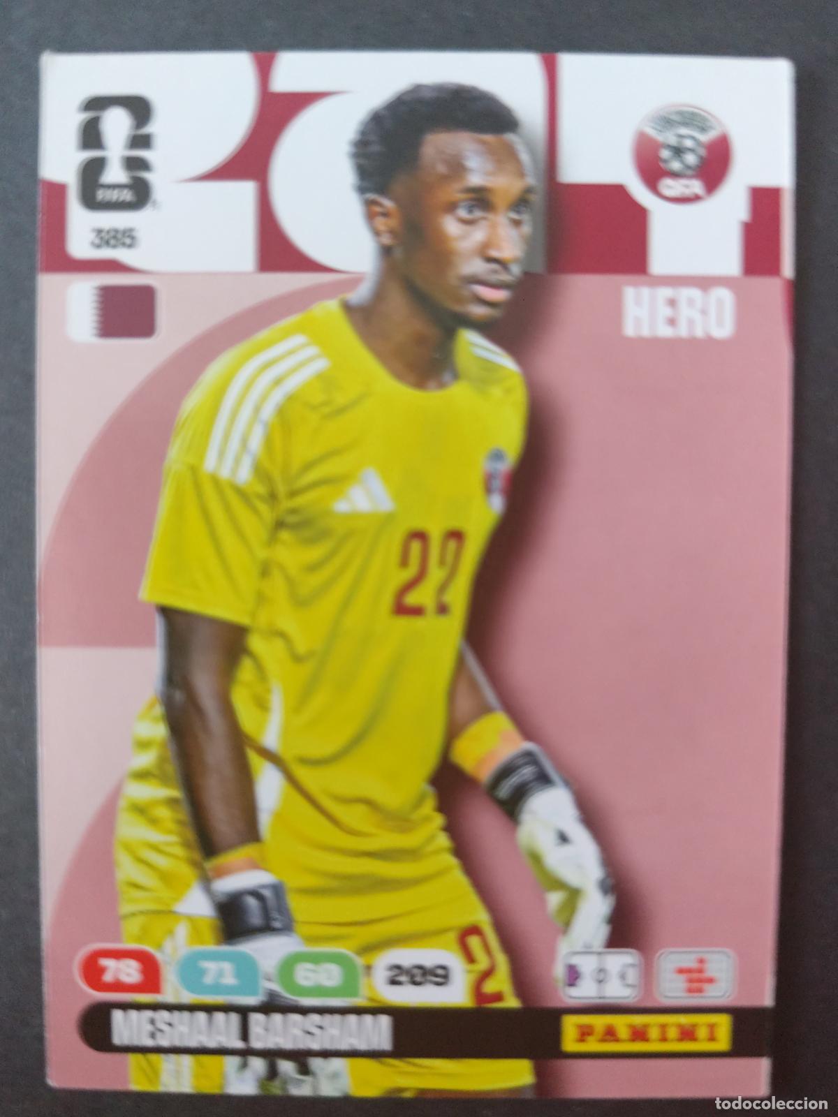Cromos de F&uacute;tbol: 385 MESHAAL BARSHAM QATAR CATAR ADRENALYN MUNDIAL FIFA WORLD CUP 2026 PANINI