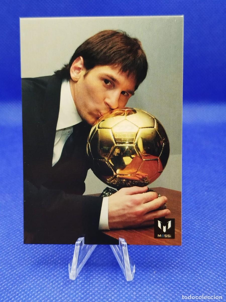Cromos de F&uacute;tbol: #67 LIONEL MESSI 2013 ICONS OFFICIAL MESSI CARD COLECTION FC BARCELONA