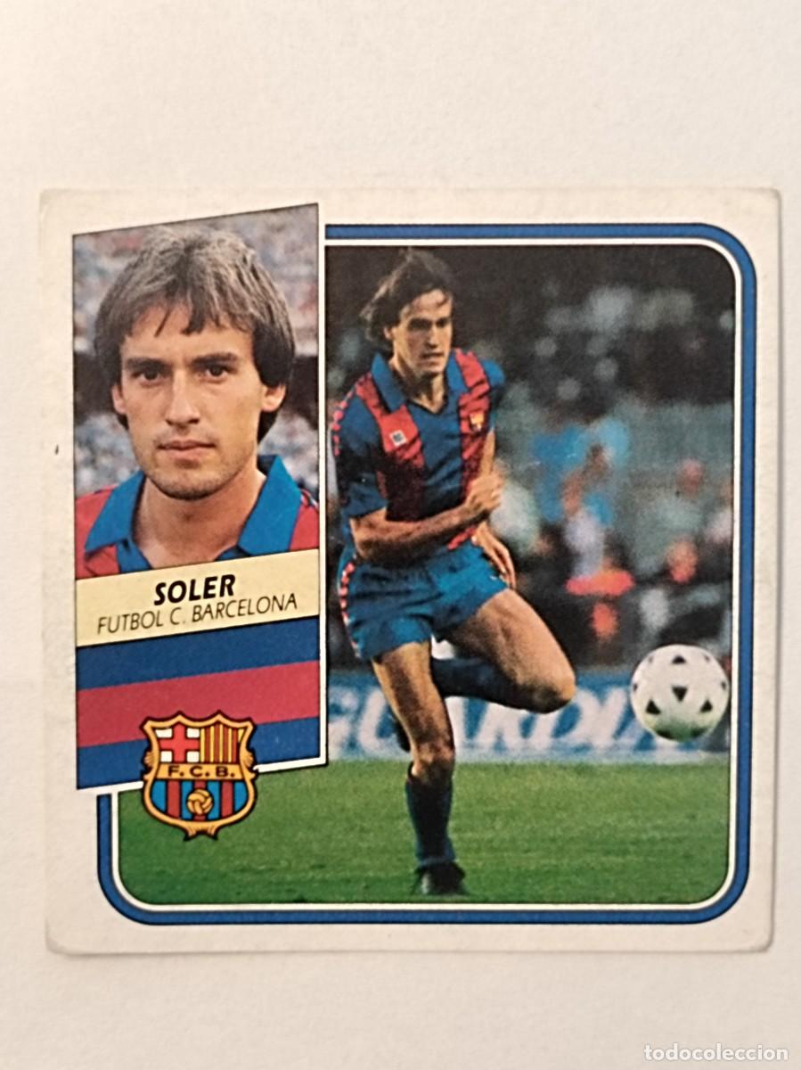 Fu&szlig;ball-Sticker: SOLER F.C BARCELONA LIGA 89/90 ESTE