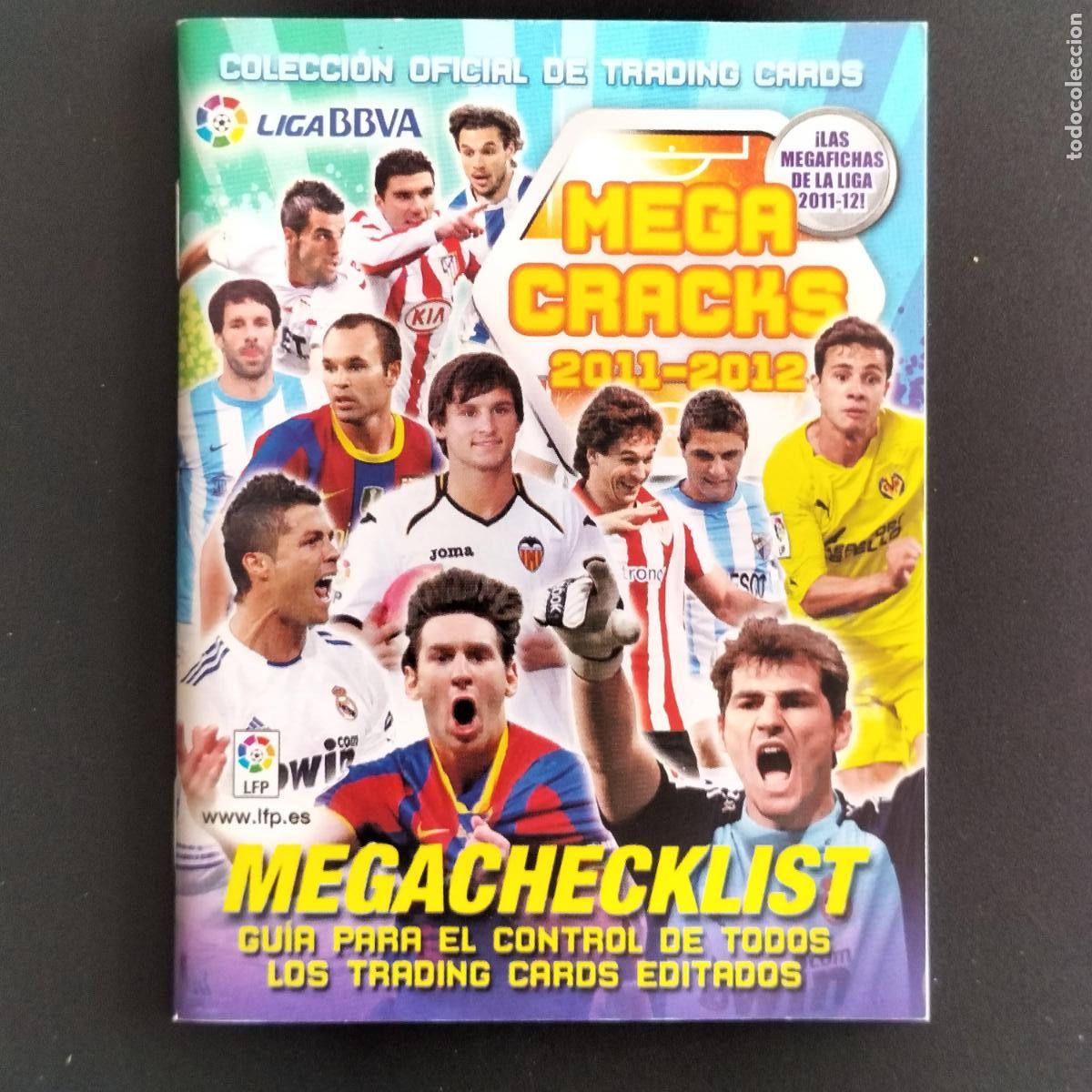 Fu&szlig;ball-Sticker: MEGACHECKLIST CHECK LIST LISTA INDICE EQUIPOS CROMOS ALBUM MEGACRACKS LIGA FUTBOL 2011 2012 11 12