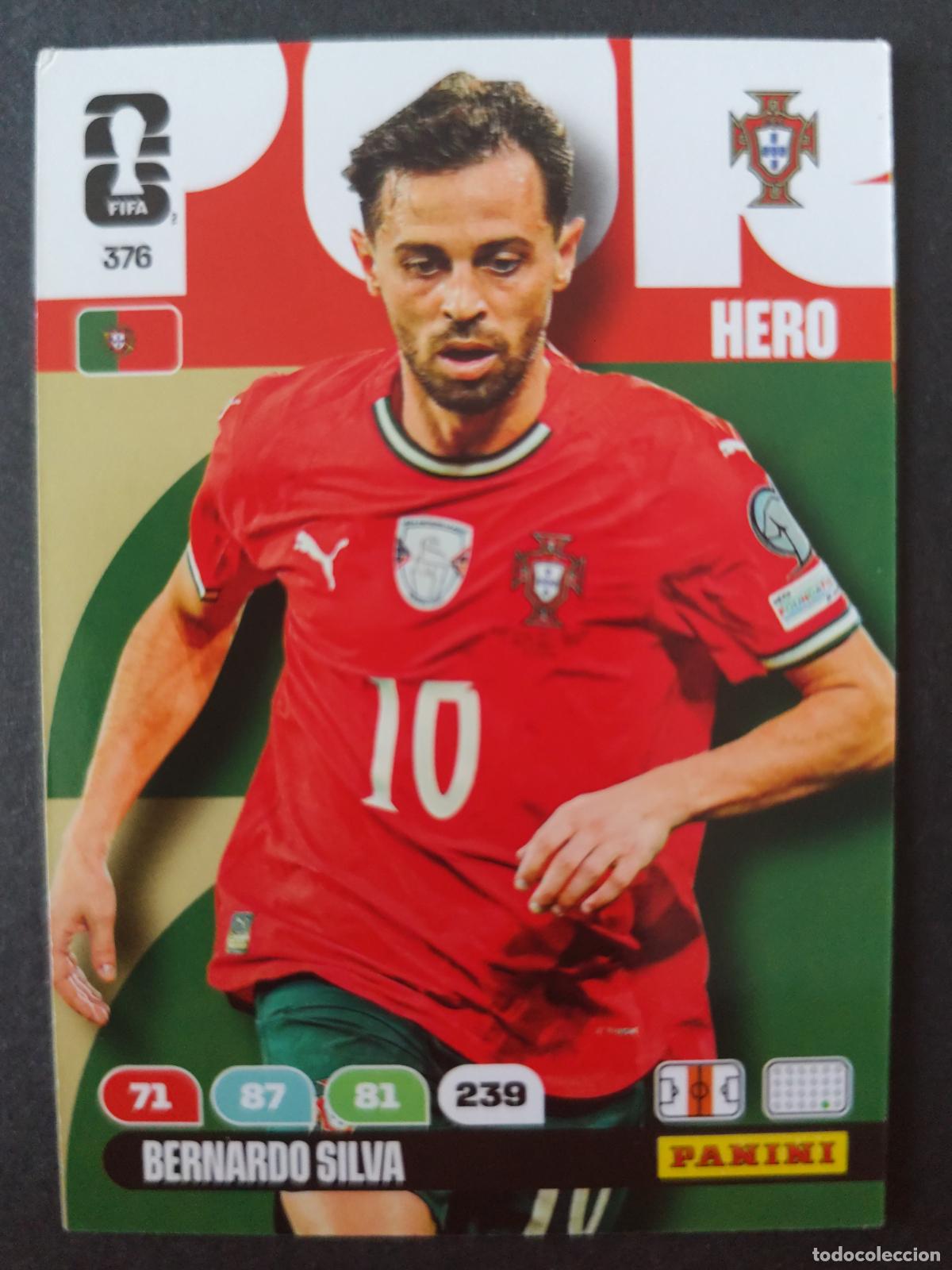 Fu&szlig;ball-Sticker: 376 BERNARDO SILVA PORTUGAL ADRENALYN MUNDIAL FIFA WORLD CUP 2026 PANINI