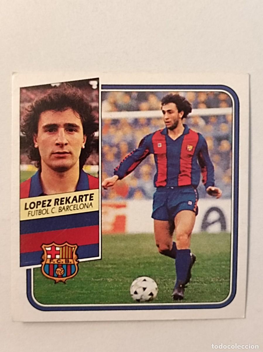 Fu&szlig;ball-Sticker: LOPEZ REKARTE F.C BARCELONA LIGA 89/90 ESTE