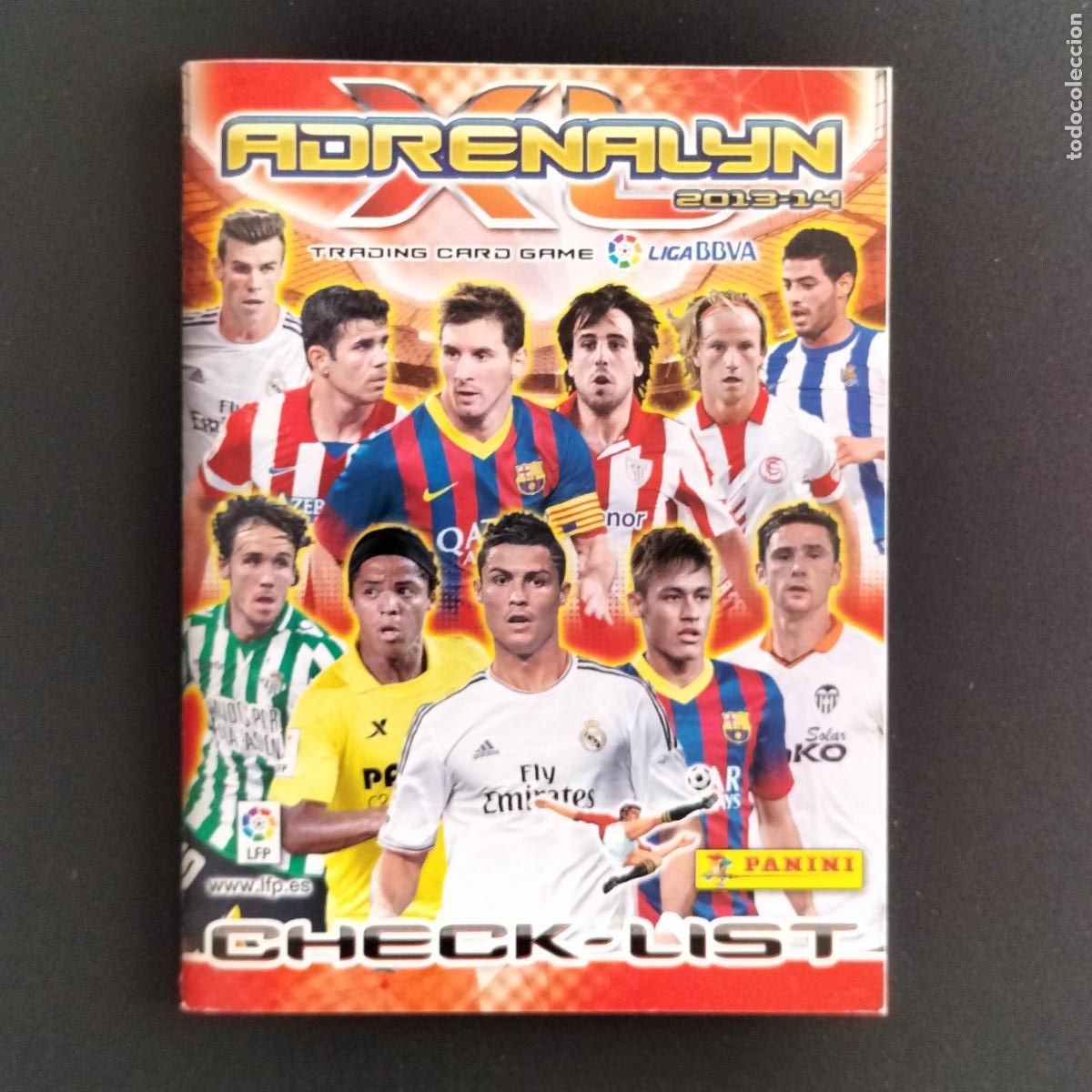 Cromos de F&uacute;tbol: CHECK LIST LISTA INDICE EQUIPOS CROMOS ALBUM ADRENALYN XL LIGA FUTBOL 2013 2014 13 14 PANINI