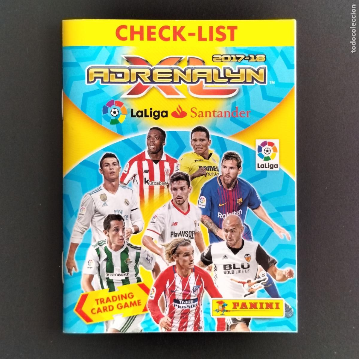 Cromos de F&uacute;tbol: CHECK LIST LISTA INDICE EQUIPOS CROMOS ALBUM ADRENALYN XL LIGA FUTBOL 2017 2018 17 18 PANINI
