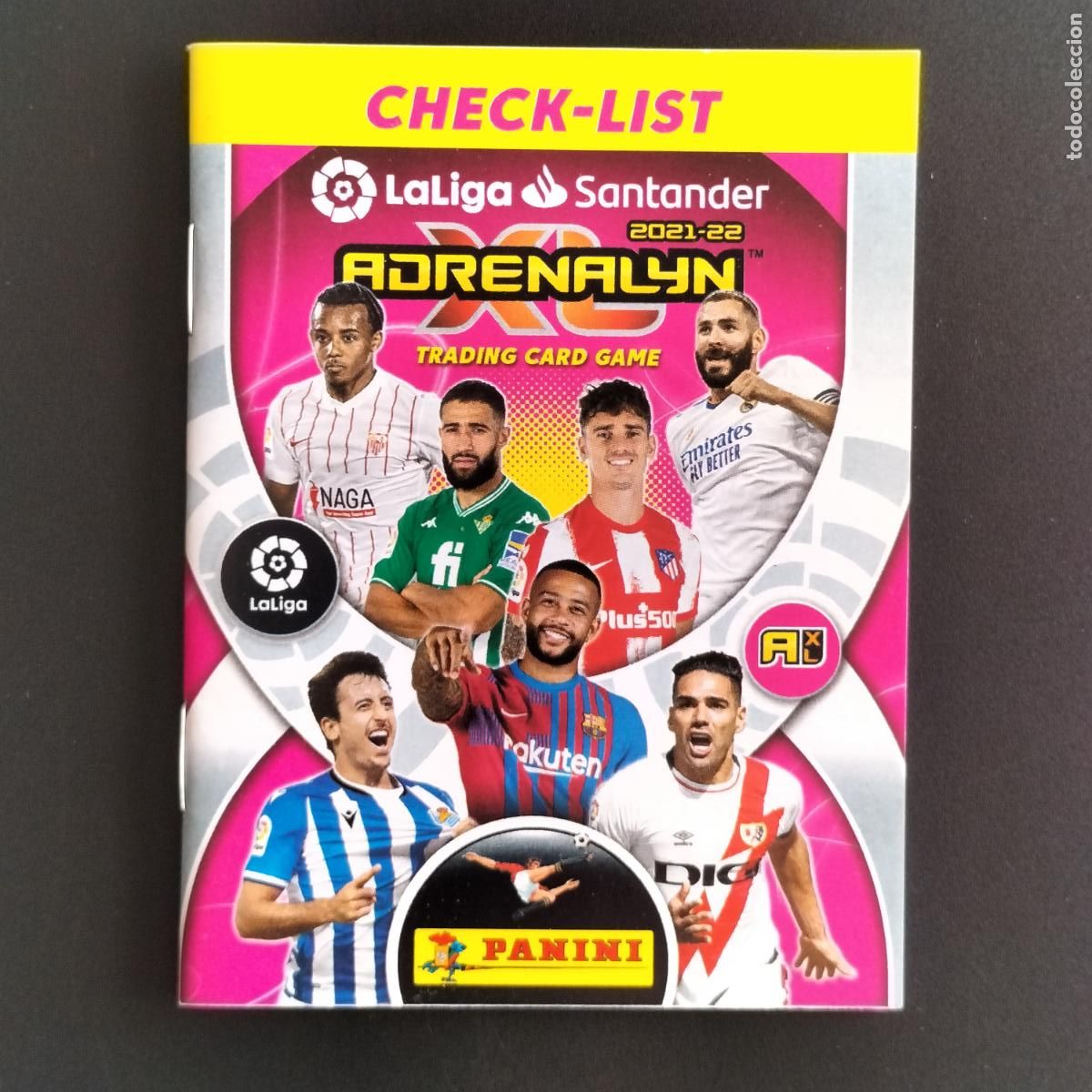 Cromos de F&uacute;tbol: CHECK LIST LISTA INDICE EQUIPOS CROMOS ALBUM ADRENALYN XL LIGA FUTBOL 2021 2022 21 22 PANINI