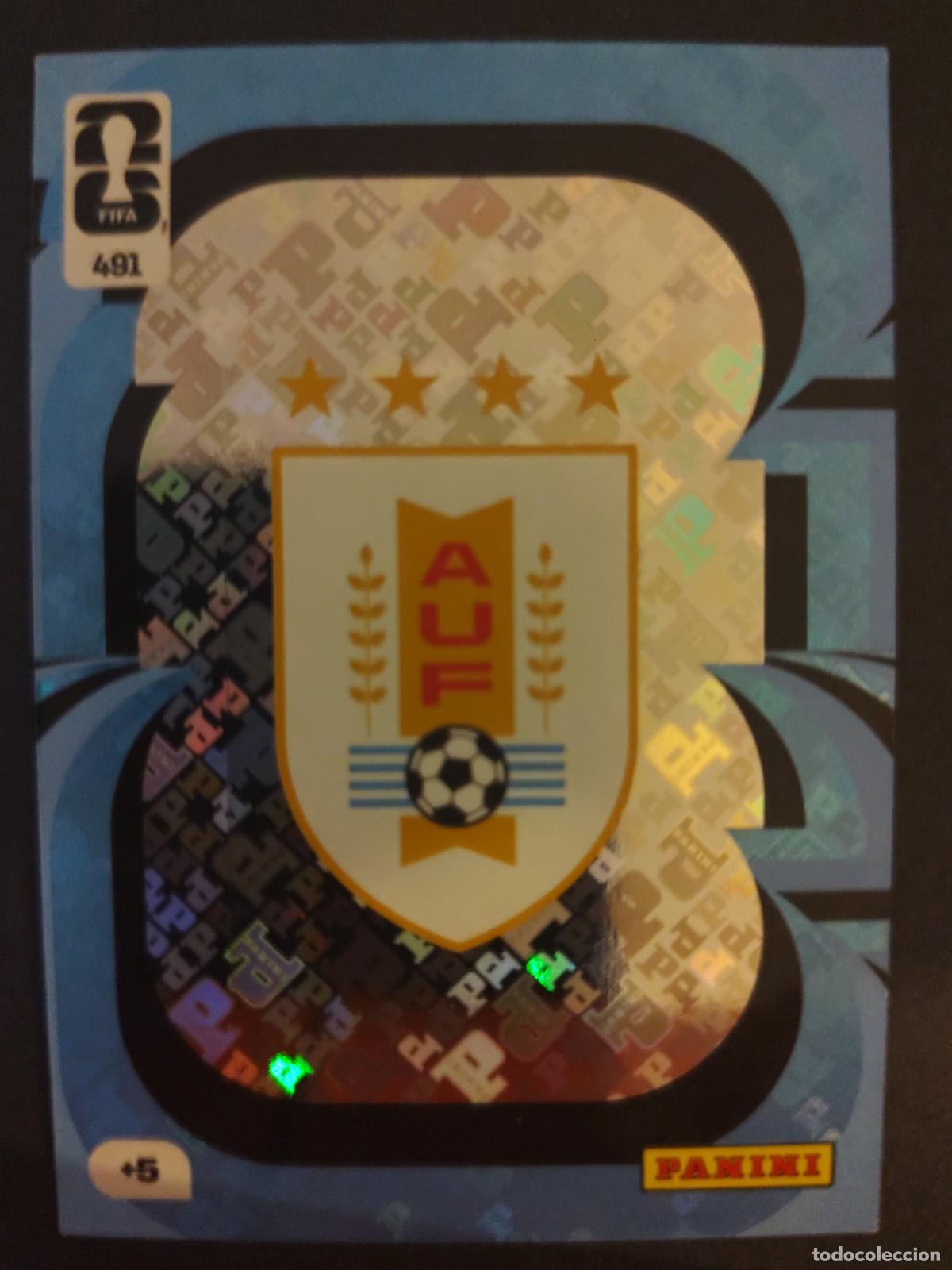 Cromos de F&uacute;tbol: 491 ESCUDO URUGUAY ADRENALYN MUNDIAL FIFA WORLD CUP 2026 PANINI