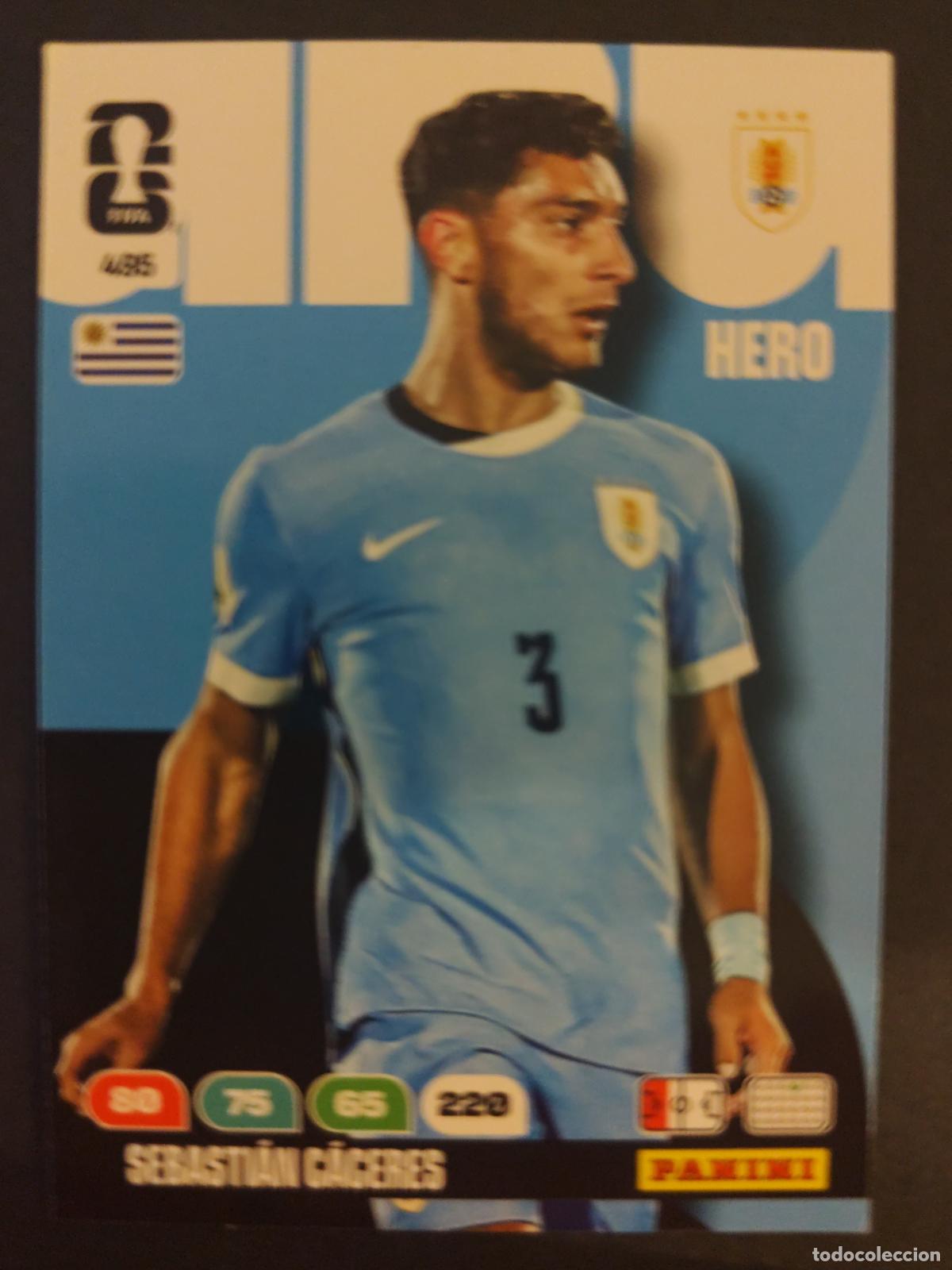 Cromos de F&uacute;tbol: 495 SEBASTI&Aacute;N C&Aacute;CERES URUGUAY ADRENALYN MUNDIAL FIFA WORLD CUP 2026 PANINI
