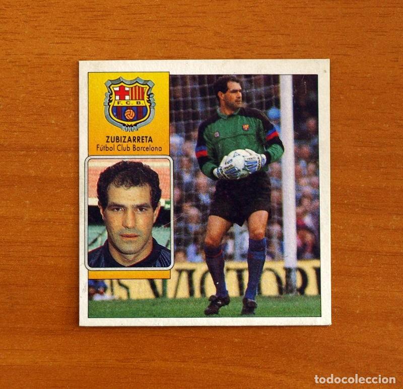 Cromos de F&uacute;tbol: Barcelona - Zubizarreta - Ediciones Este Liga 1992-1993, 92-93 - Nunca Pegado