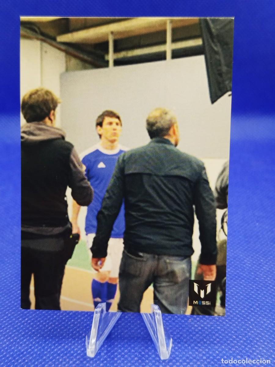 Cromos de F&uacute;tbol: #77 LIONEL MESSI 2013 ICONS OFFICIAL MESSI CARD COLECTION FC BARCELONA